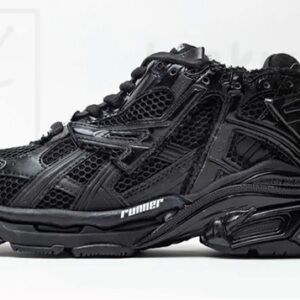 Balenciaga Black Mesh Athletic Shoes